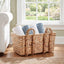 Cesta Garfield de mimbre hecha a mano, elegante y pr�ctica