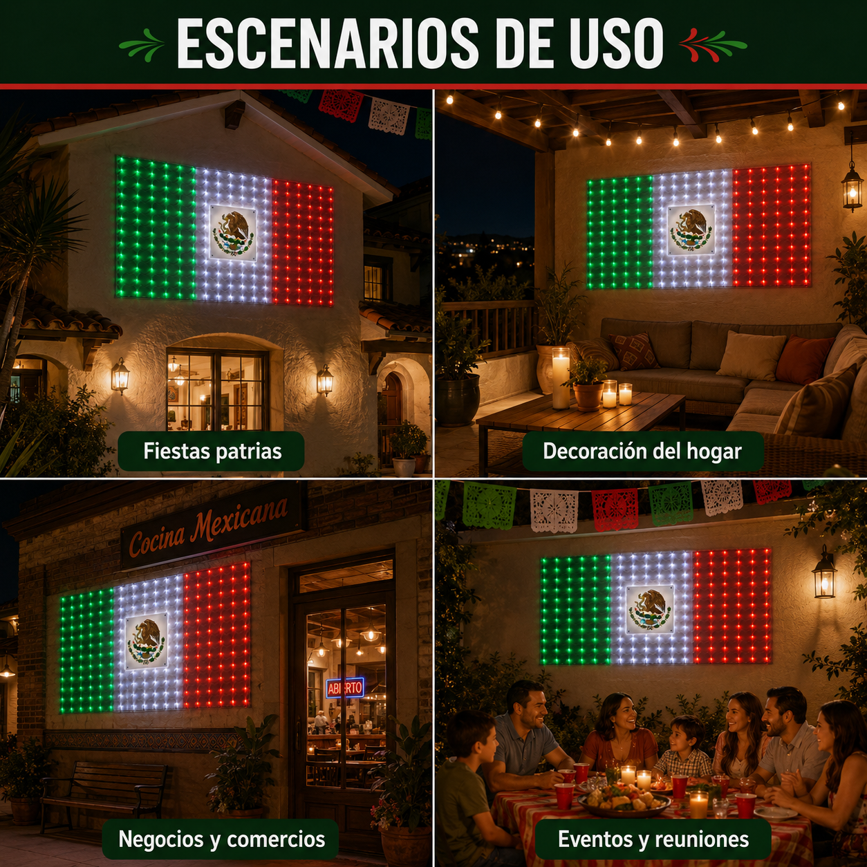 LED national flag light