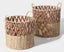 Large Woven Laundry Basket with Handles – Round Decorative Storage Hamper-cc-091720