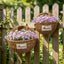 Woven Hanging Flower Basket – Decorative Wall Planter for Fence, Patio, Balcony & Home Decor-091623-cc