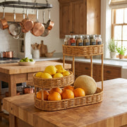 3-Tier Woven Storage Organizer – Countertop Basket Rack for Kitchen, Bathroom & Vanity-cc-091716