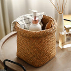 Woven Utensil Holder Basket – Kitchen Counter Organizer for Cooking Tools, Towels & Home Storage-091612-cc