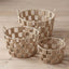 3-Piece Woven Storage Basket Set with Handles – Decorative Toy & Home Organizer Baskets-cc-091719