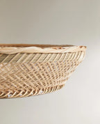CESTA DE BAMB� TRENZADA