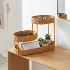 3-Tier Woven Storage Organizer – Countertop Basket Rack for Kitchen, Bathroom & Vanity-cc-091716