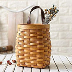Handwoven Hanging Wicker Basket