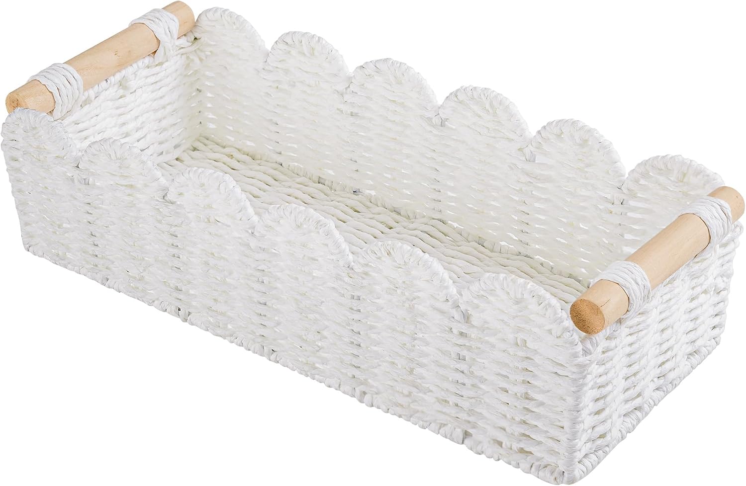 Wicker Toilet Paper Storage Basket
