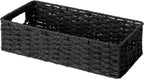 Water Hyacinth Toilet Paper Basket with Handles