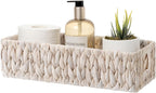 Water Hyacinth Toilet Paper Basket with Handles