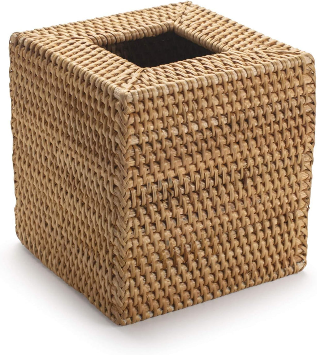 Natural Rattan Tissue Box Cover