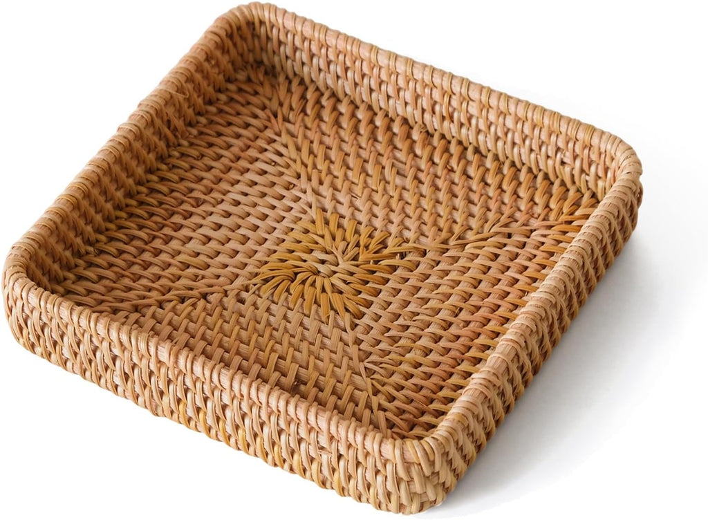 Rattan Serving Trays - Set of 3