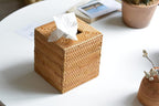 Natural Rattan Tissue Box Cover