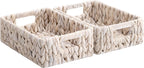 Medium Water Hyacinth Storage Baskets - Set of 2