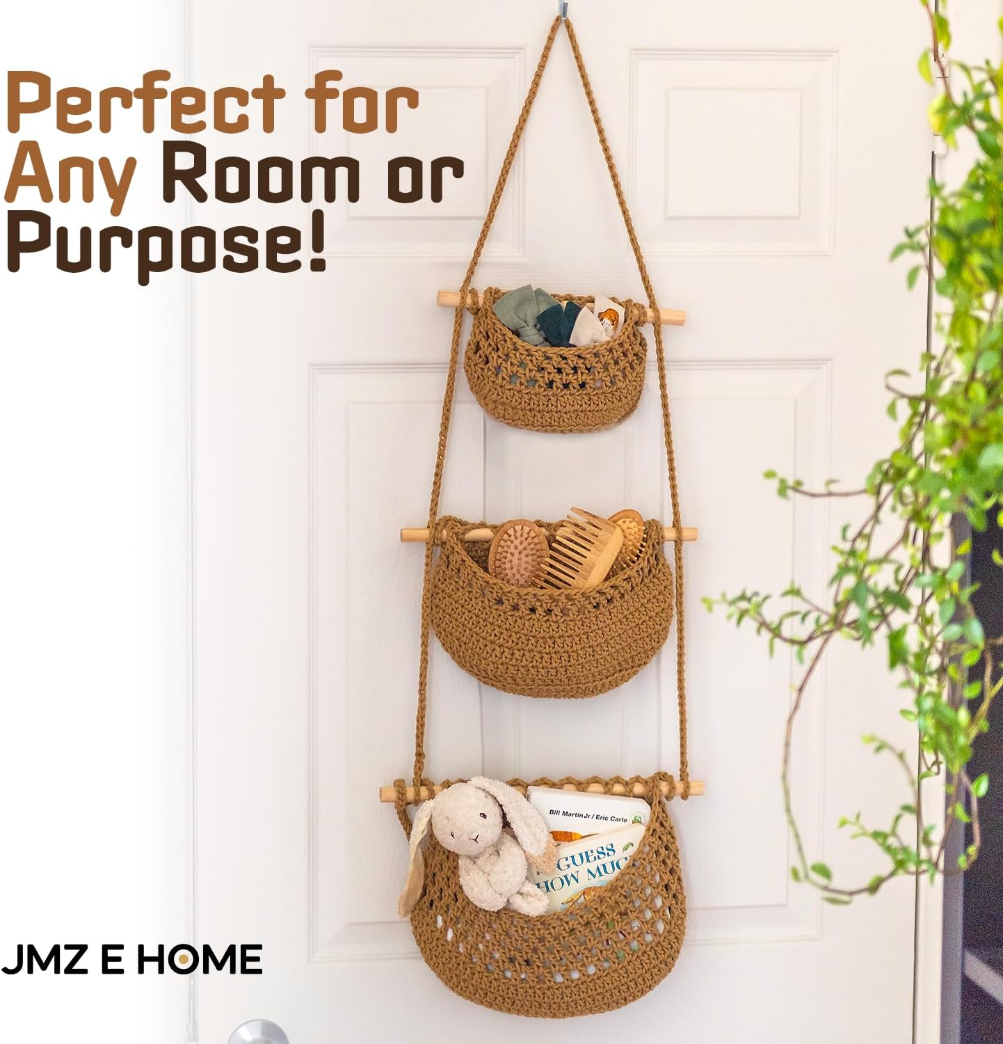 Cotton Hanging Fruit Basket