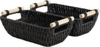Large Water Hyacinth Storage Baskets - Set of 2