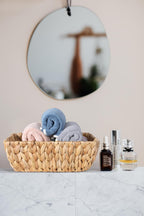 Small Wicker Countertop Baskets - Set of 2