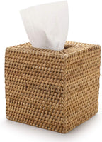 Natural Rattan Tissue Box Cover
