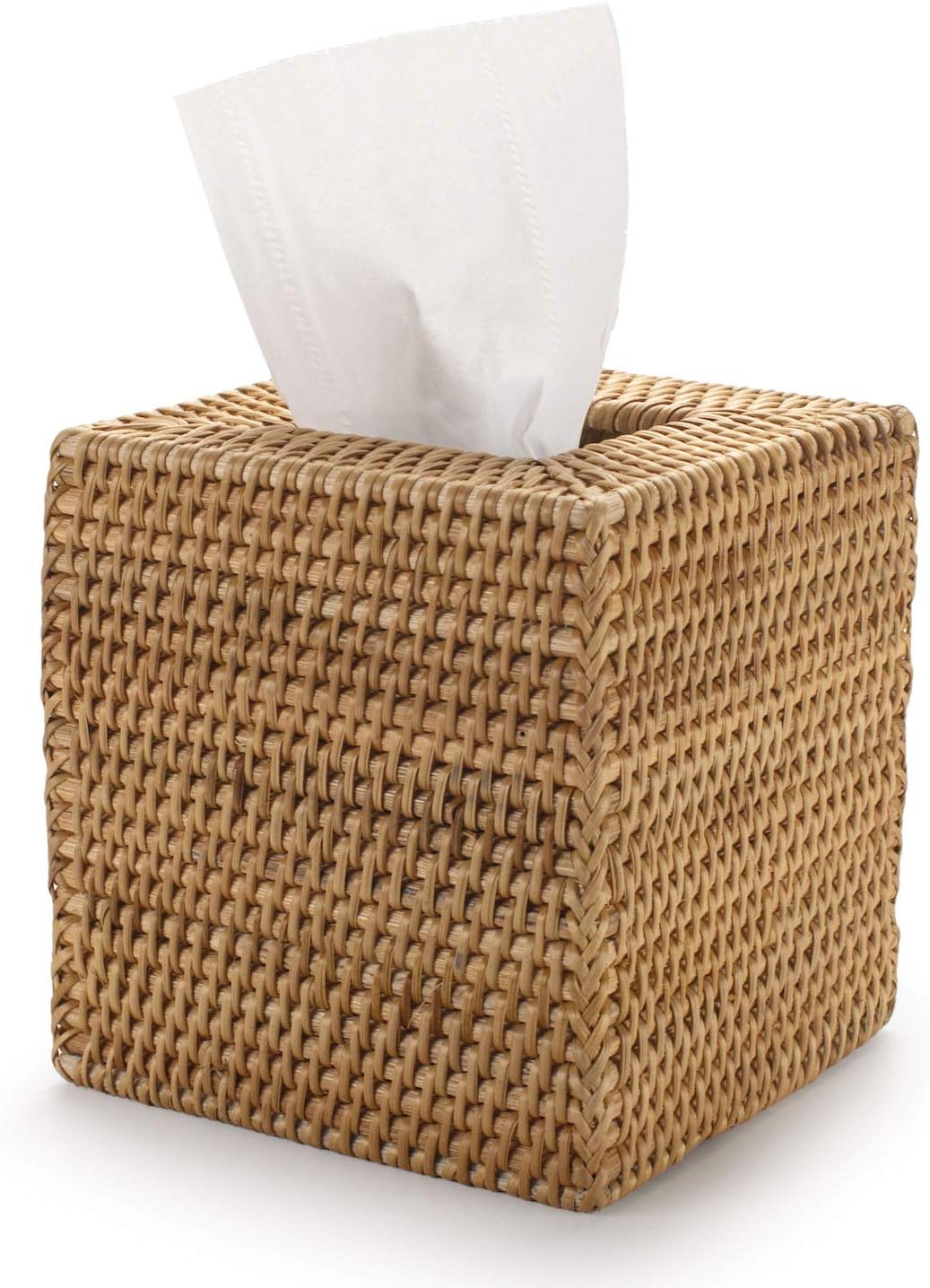 Natural Rattan Tissue Box Cover