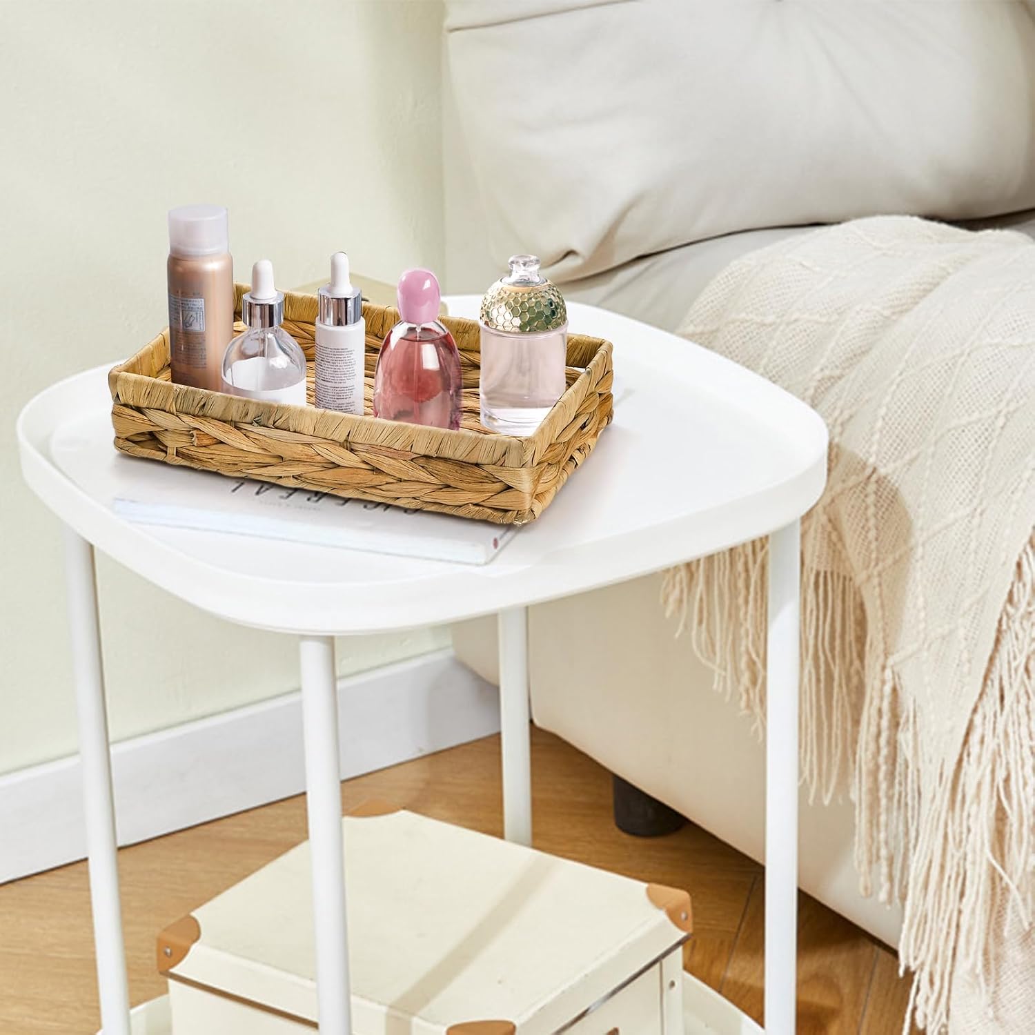 Water Hyacinth Vanity Trays - Set of 3