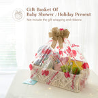 Ivory Boho Macrame Storage Baskets - Set of 2