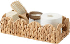 Water Hyacinth Toilet Paper Basket with Handles