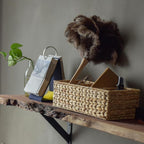 Water Hyacinth Toilet Tank Baskets - Set of 2