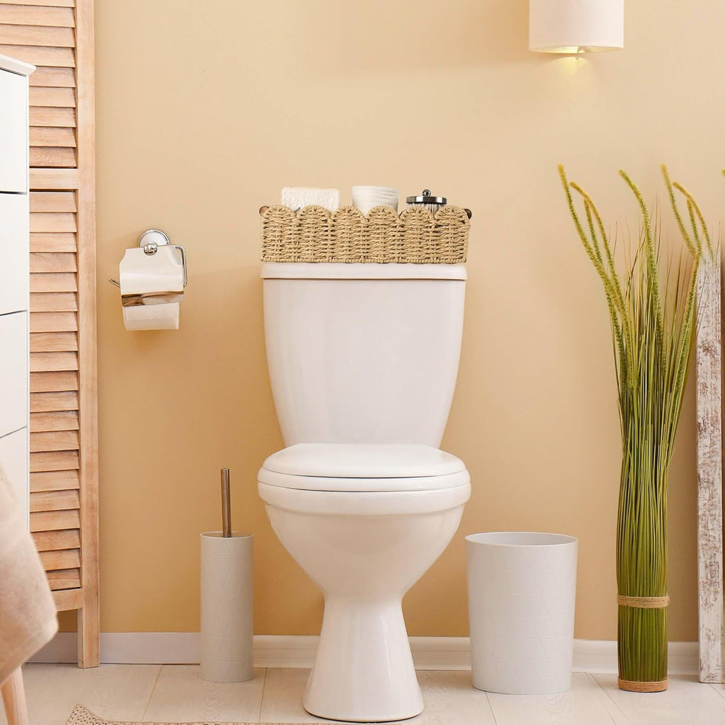 Wicker Toilet Paper Storage Basket