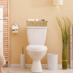 Wicker Toilet Paper Storage Basket
