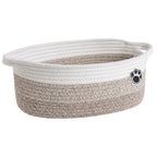 Mixed-Brown Woven Pet & Nursery Basket