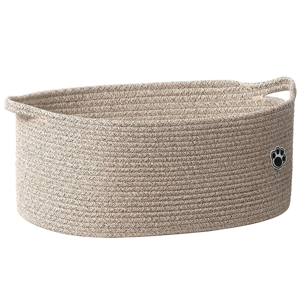 Mixed-Brown Woven Pet & Nursery Basket