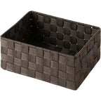 Slim Rectangular Woven Storage Bin