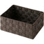 Slim Rectangular Woven Storage Bin