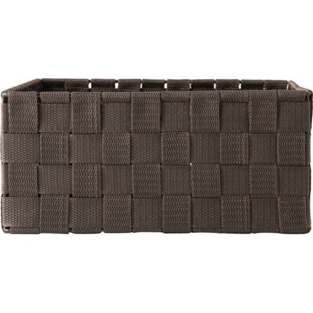 Slim Rectangular Woven Storage Bin