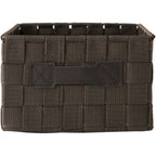 Slim Rectangular Woven Storage Bin