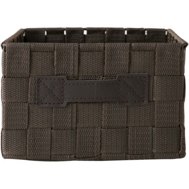 Slim Rectangular Woven Storage Bin