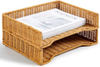 Woven A4 Desk Paper Trays - Set of 2
