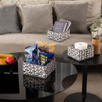 Handwoven Paper Rope Shelf Baskets