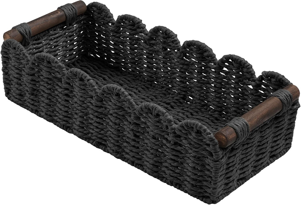 Wicker Toilet Paper Storage Basket