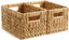 Medium Water Hyacinth Storage Baskets - Set of 2