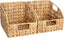 Water Hyacinth Pantry Baskets - Set of 2