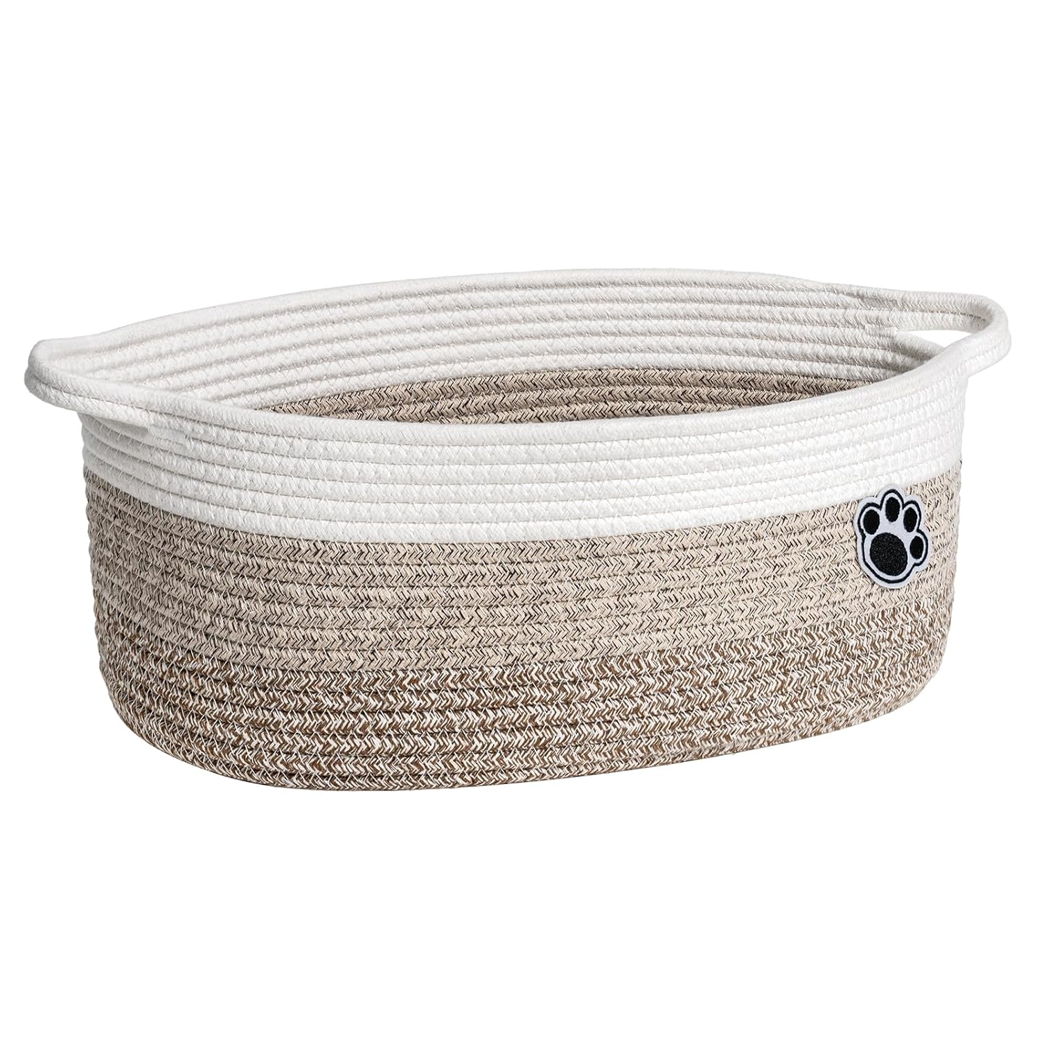 Mixed-Brown Woven Pet & Nursery Basket