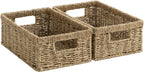 Medium Water Hyacinth Storage Baskets - Set of 2