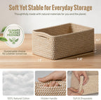Small Cotton Rope Storage Baskets - Set of 5