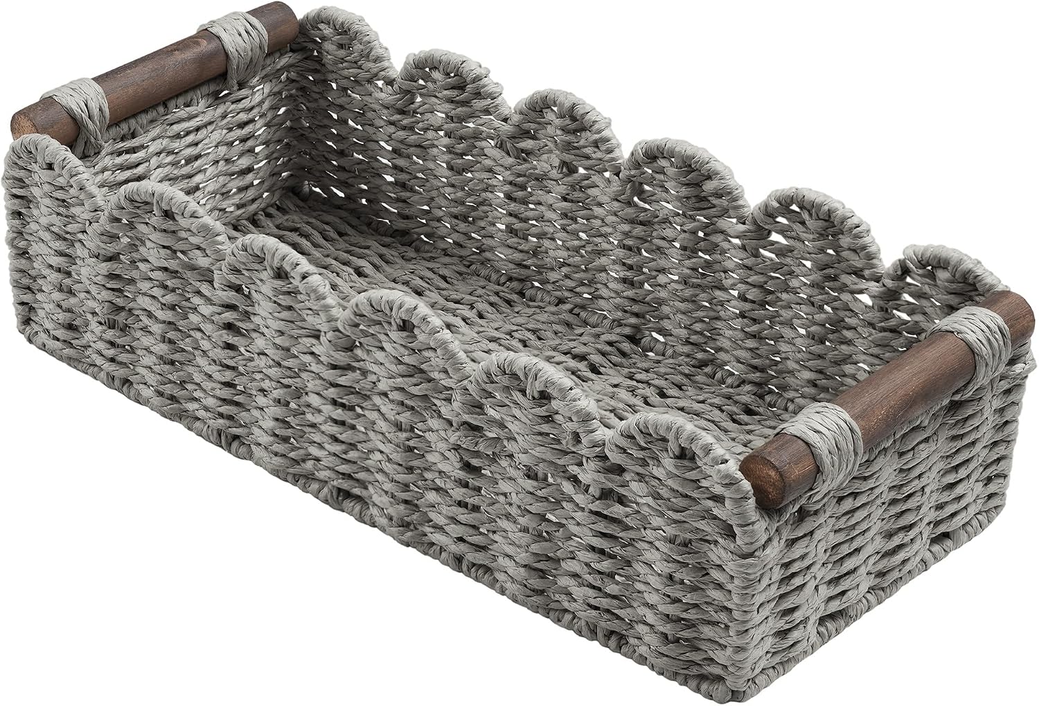 Wicker Toilet Paper Storage Basket