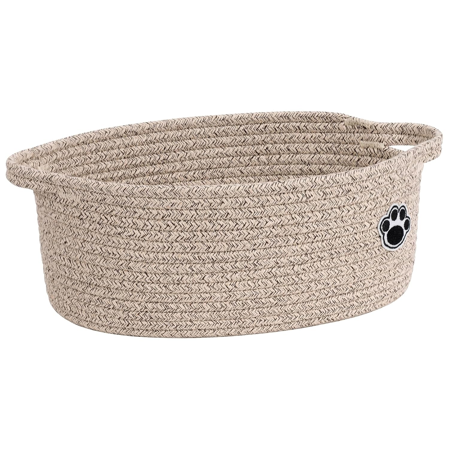 Mixed-Brown Woven Pet & Nursery Basket