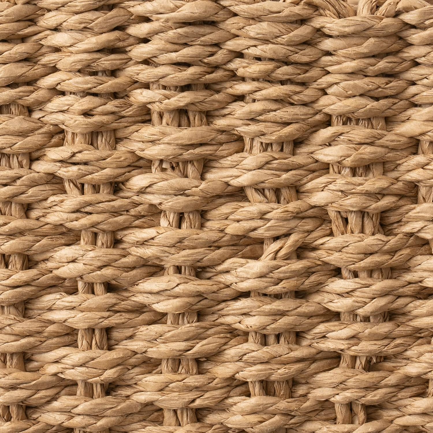 Small Paper Rope Storage Baskets - Set of 3