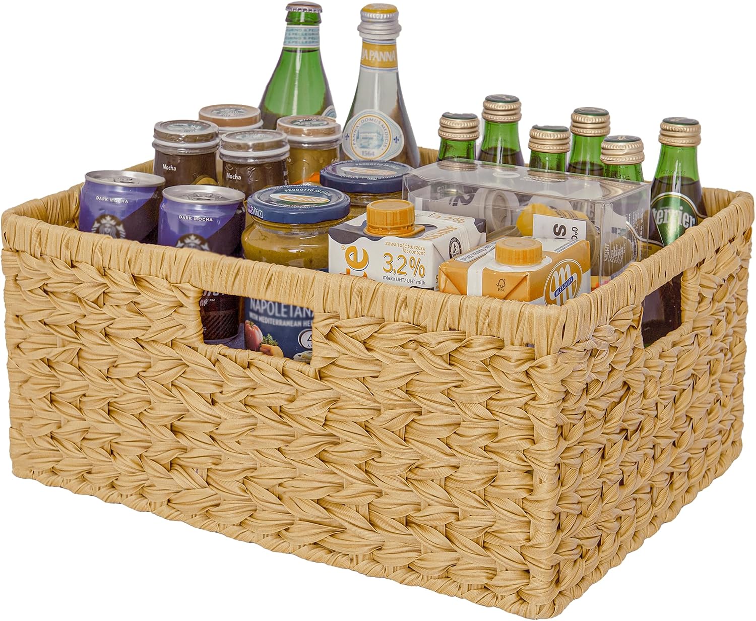 Wicker Storage Baskets for Shelves