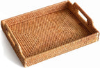 Rattan Serving Trays - Set of 3