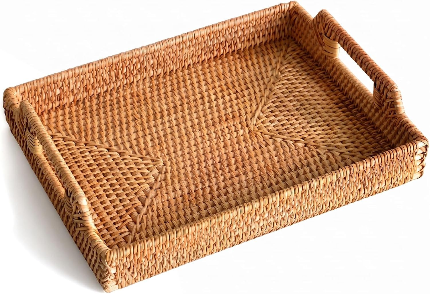 Rattan Serving Trays - Set of 3