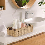 Wicker Toilet Paper Storage Basket